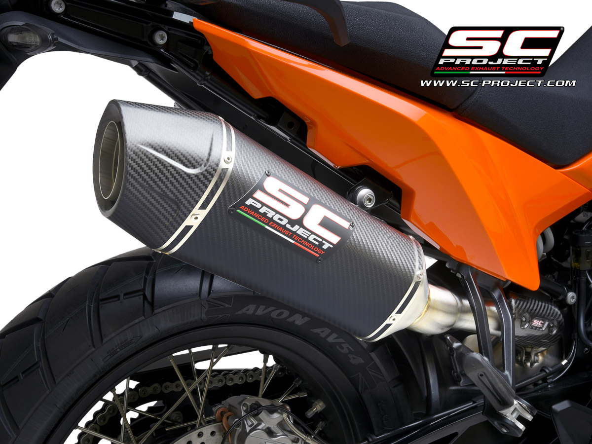 KTM 890 SMT (2023 - 2024) X-Plorer II carbon exhaust