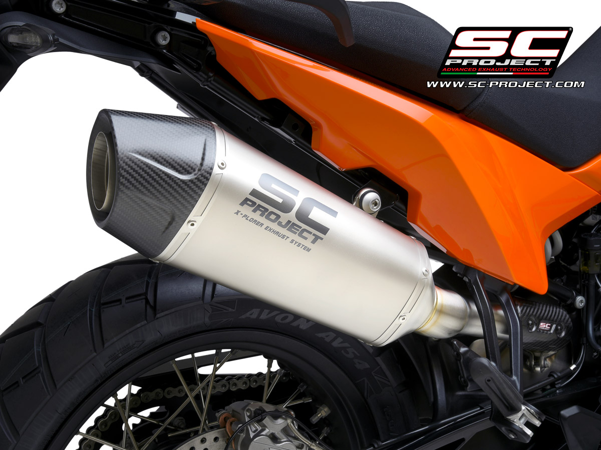 KTM 890 SMT (2023 - 2024) X-Plorer II titanium exhaust