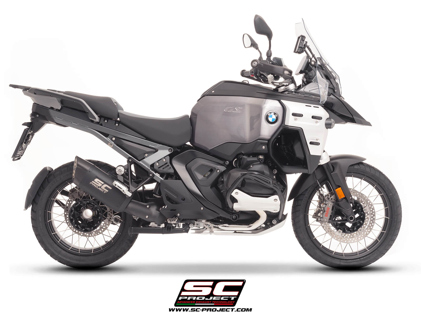 R 1300 GS Adventure (2025) Adventure-R titanium exhaust, matt black