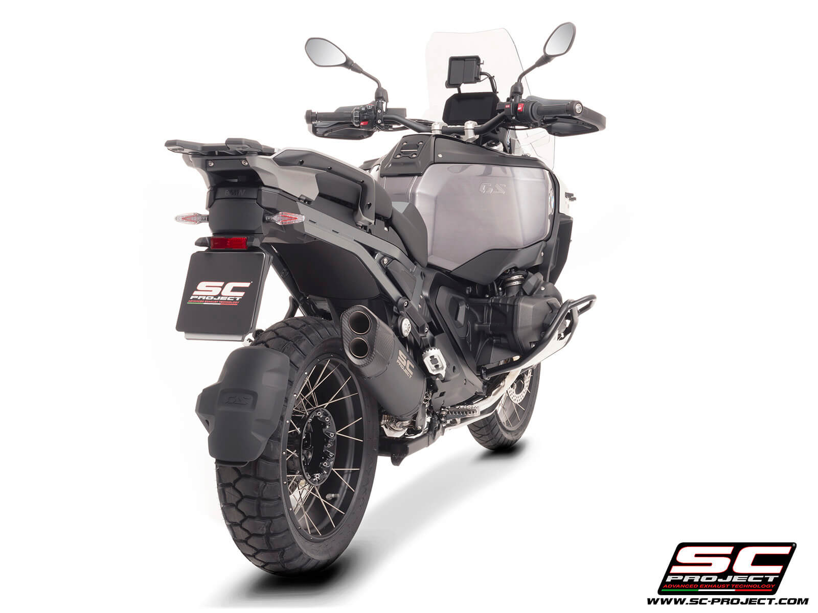 R 1300 GS Adventure (2025) Adventure-R titanium exhaust, matt black