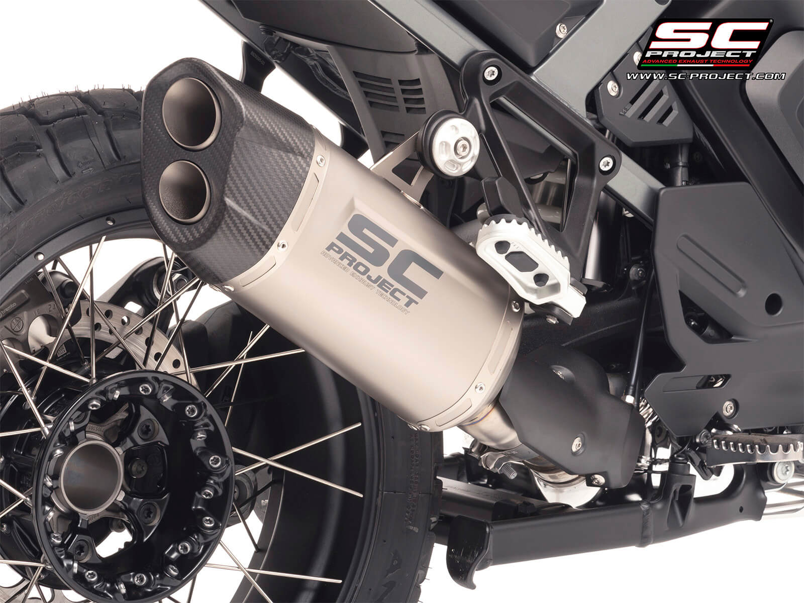 BMW R 1300 GS Adventure (2025) Adventure-R titanium exhaust