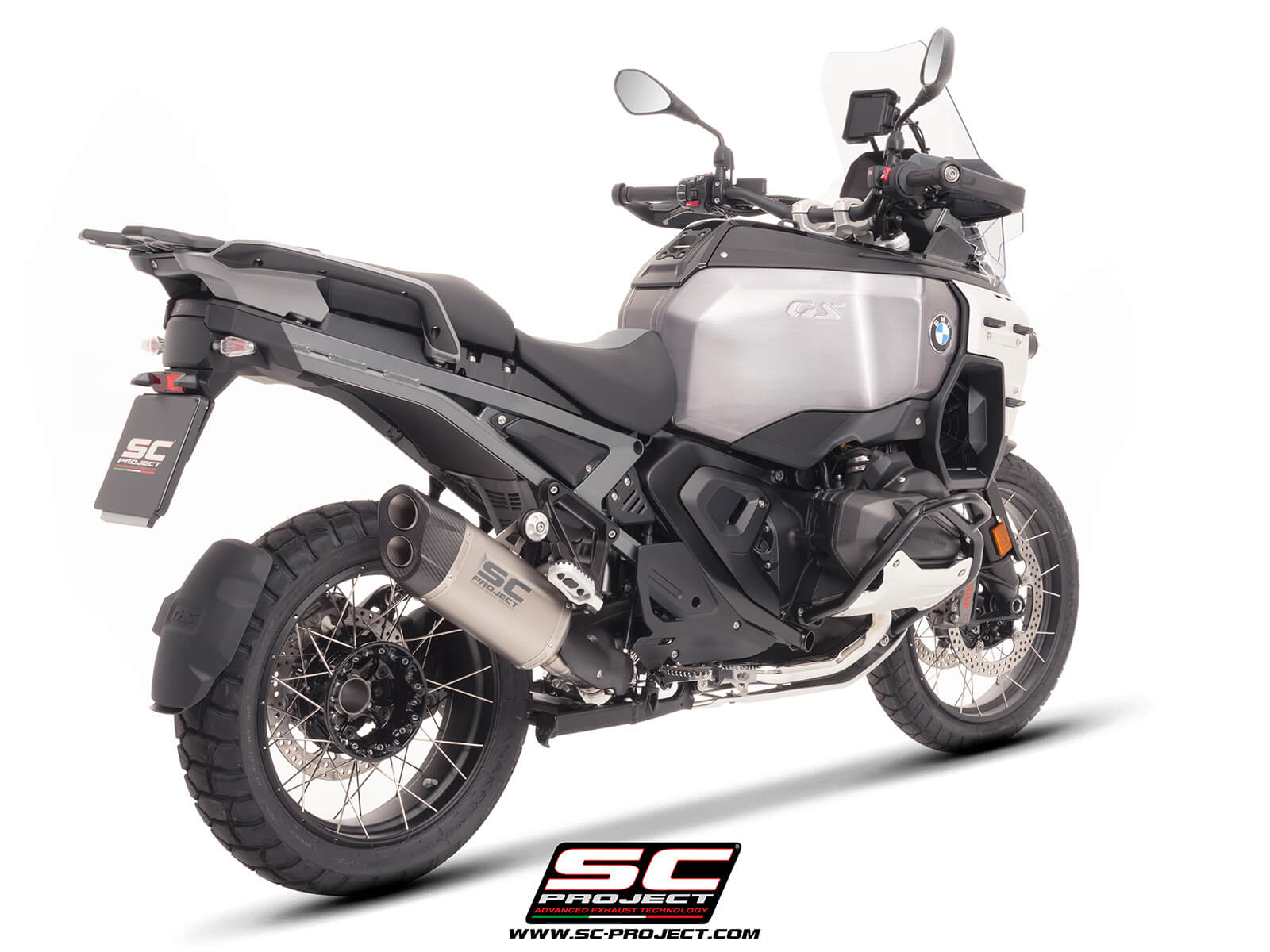 BMW R 1300 GS Adventure (2025) Adventure-R titanium exhaust