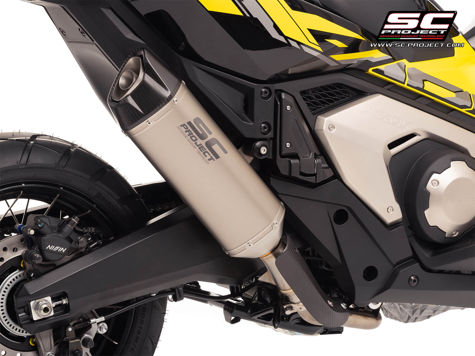 HONDA X-ADV 750 (2025) SC1-X titanium exhaust