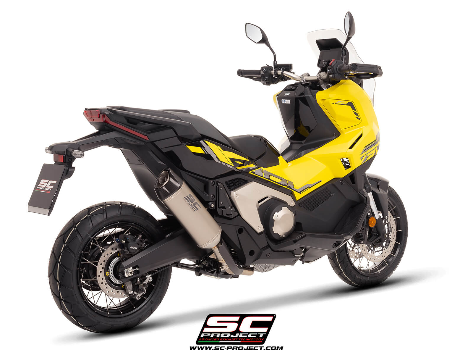 HONDA X-ADV 750 (2025) SC1-X titanium exhaust