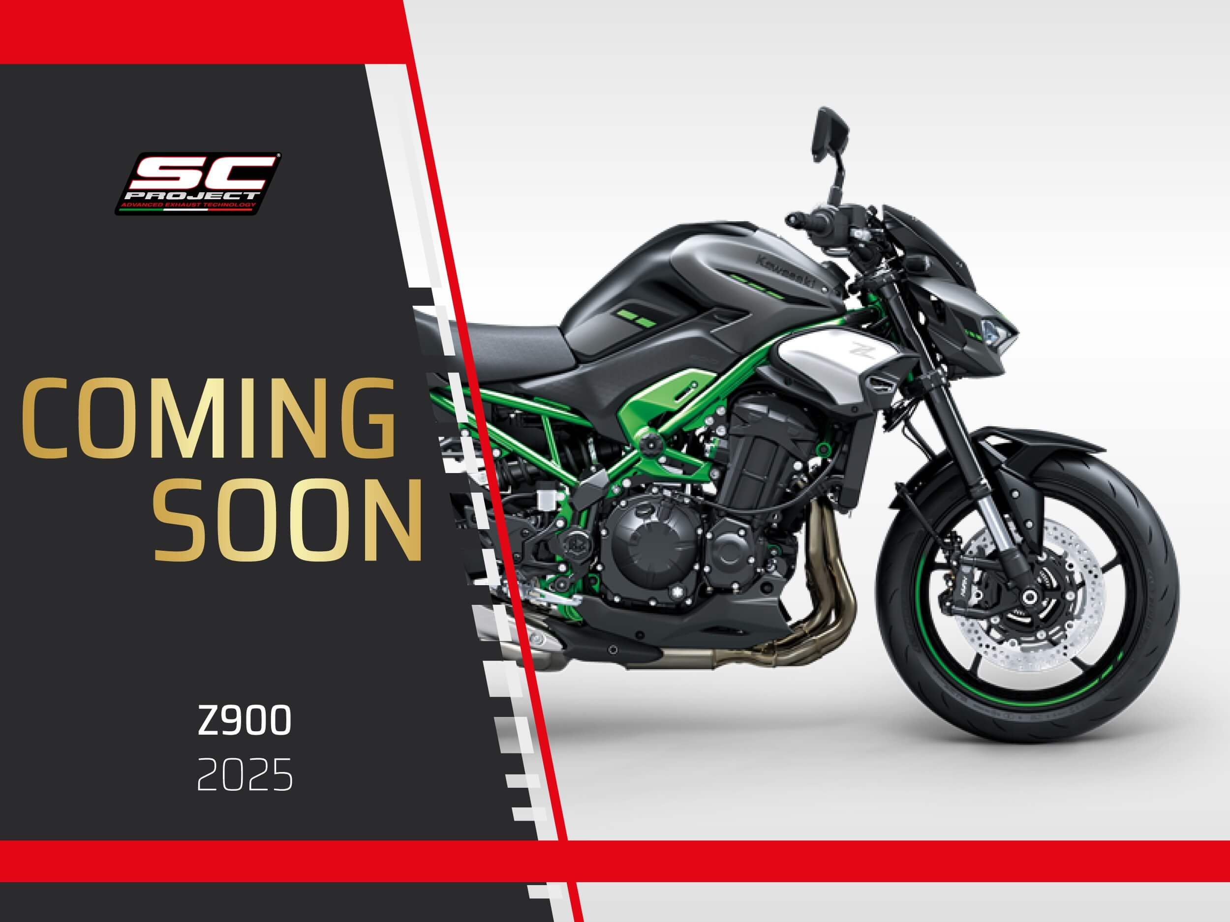 KAWASAKI Z900 (2025) New exhaust and silencer range coming soon!