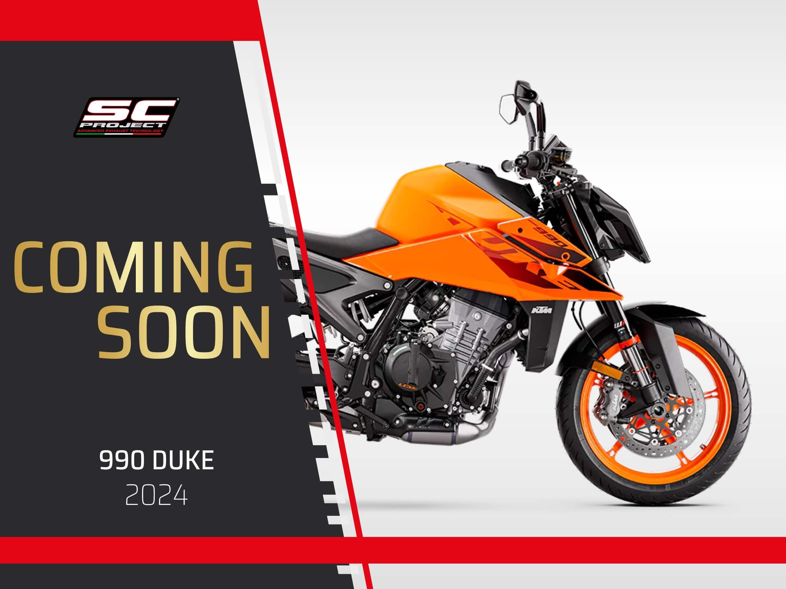 KTM 990 DUKE (2024 - 2025) New exhaust and silencer range coming soon!