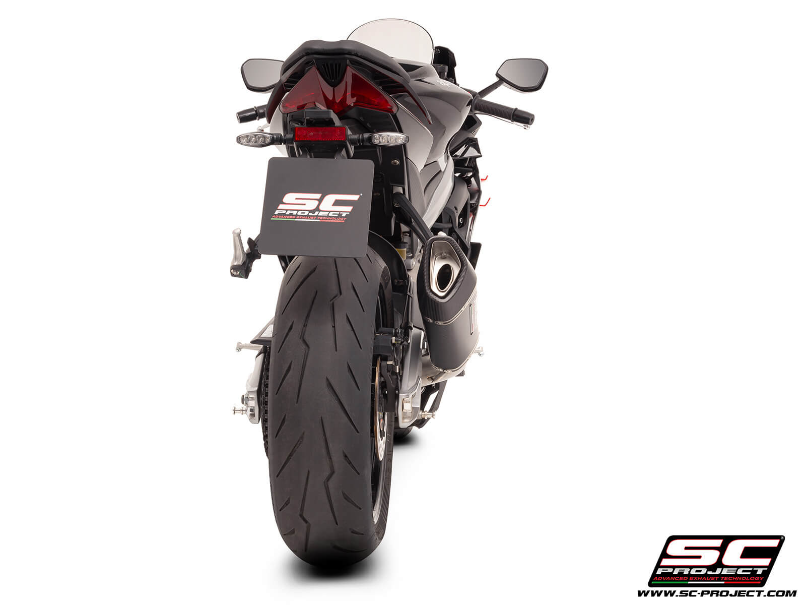 APRILIA RS 660 (2025) 2-1 Stainless steel full exhaust system, with SC1-R carbon exhaust