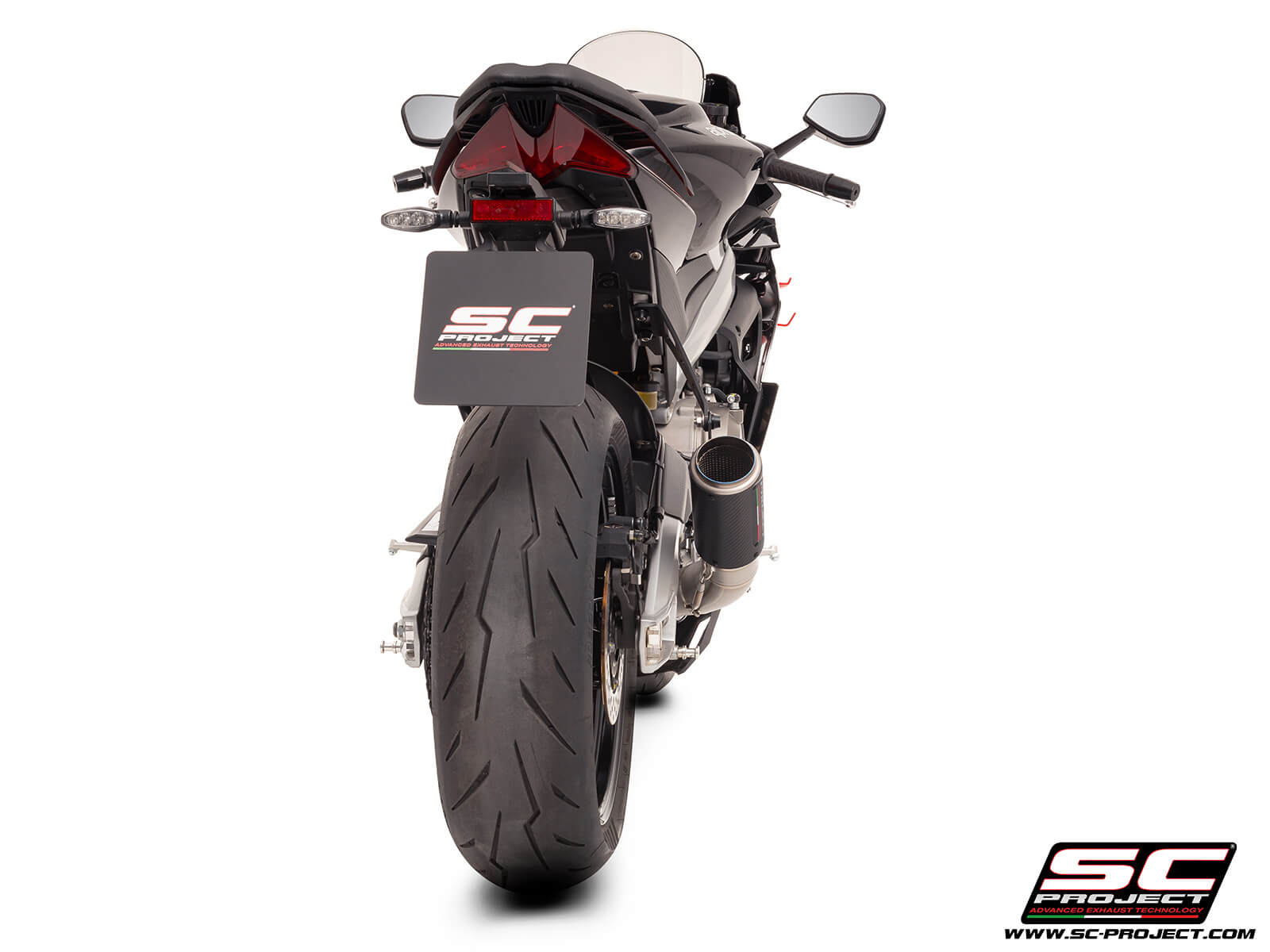 APRILIA RS 660 (2025) 2-1 Titanium full exhaust system, with CR-T carbon exhaust