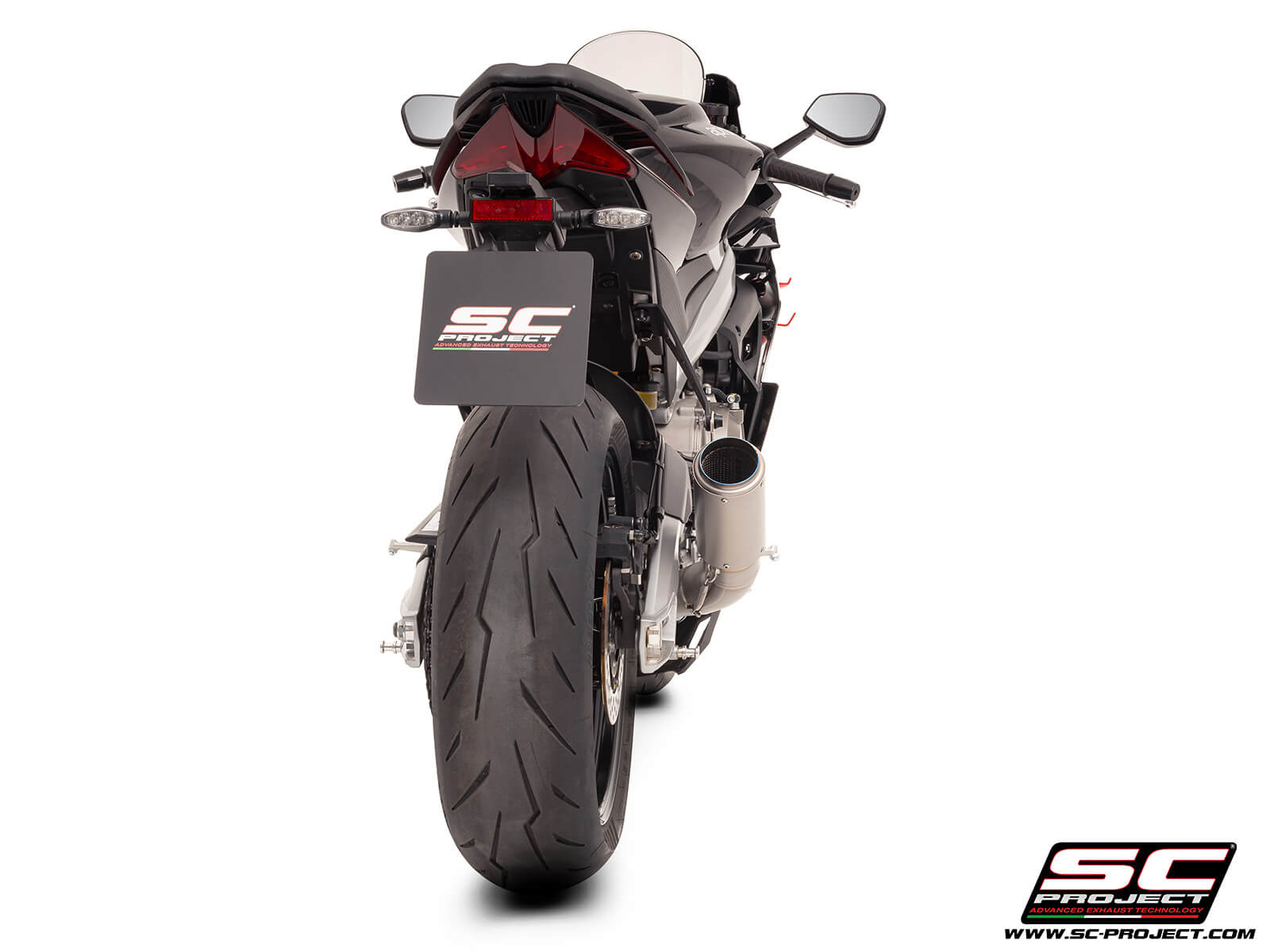 APRILIA RS 660 (2025) 2-1 Titanium full exhaust system, with CR-T titanium exhaust