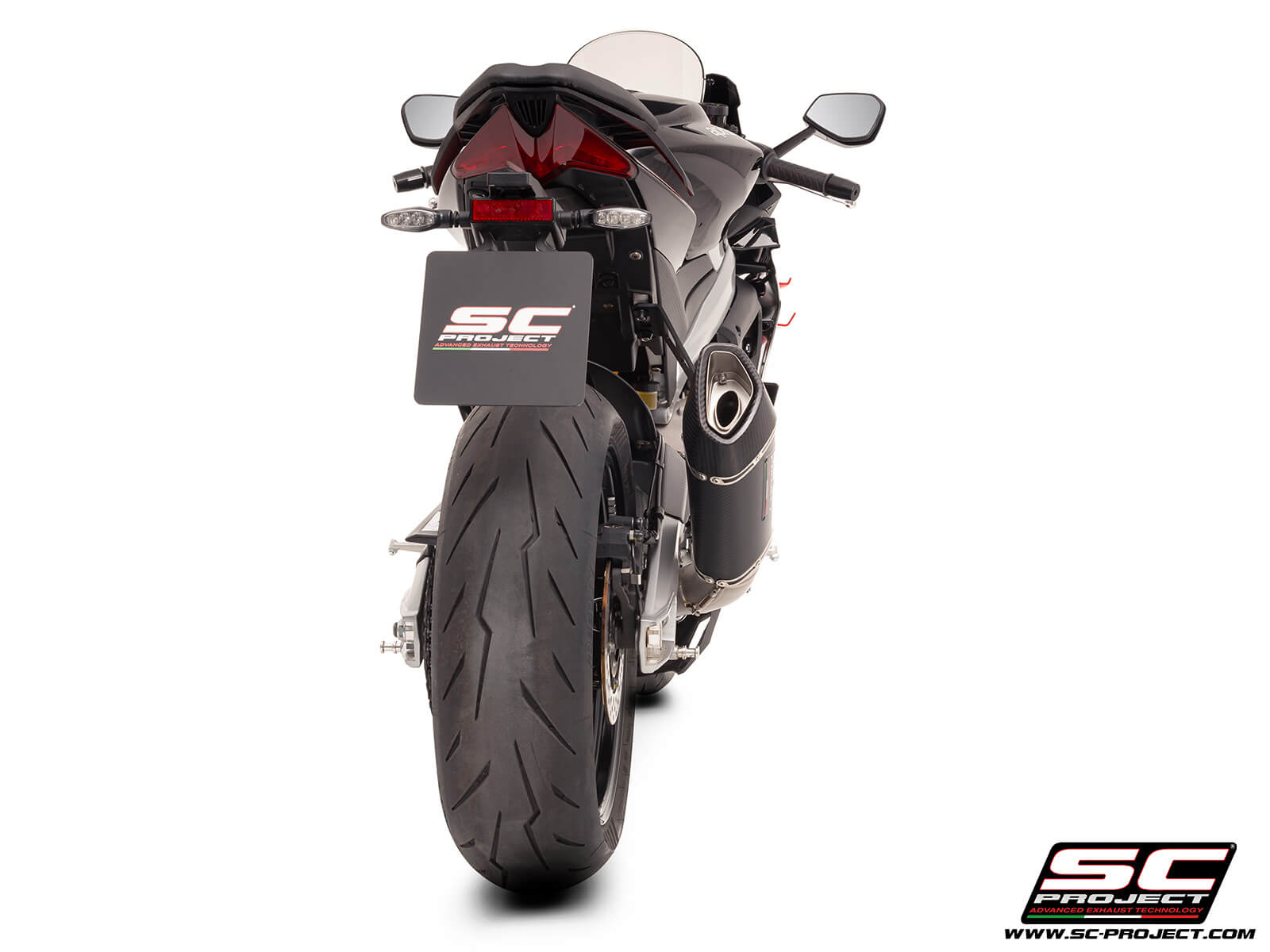 APRILIA RS 660 (2025) 2-1 "Trofeo" full exhaust system titanium, with SC1-R carbon exhaust