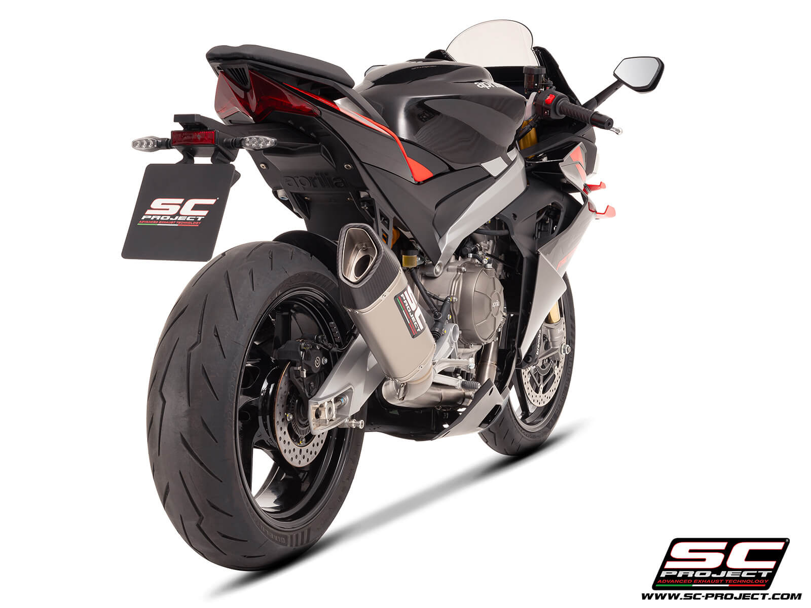 APRILIA RS 660 (2025) 2-1 "Trofeo" full exhaust system titanium, with SC1-R titanium exhaust