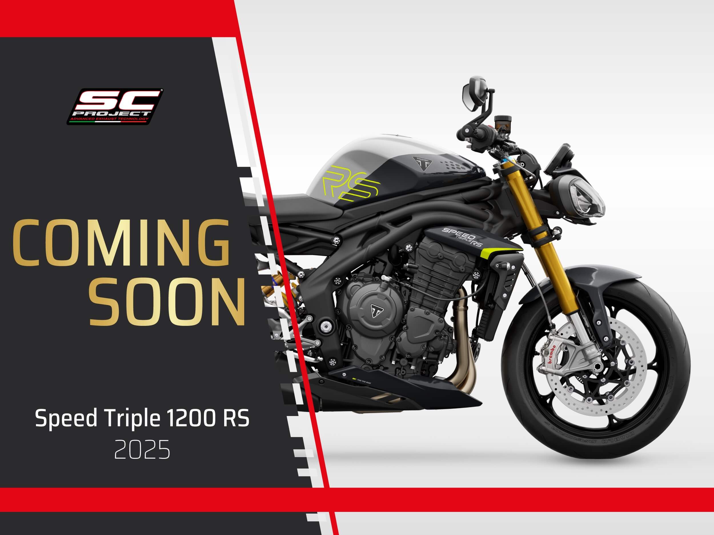 TRIUMPH SPEED TRIPLE 1200 RS (2025) New exhaust and silencer range coming soon!