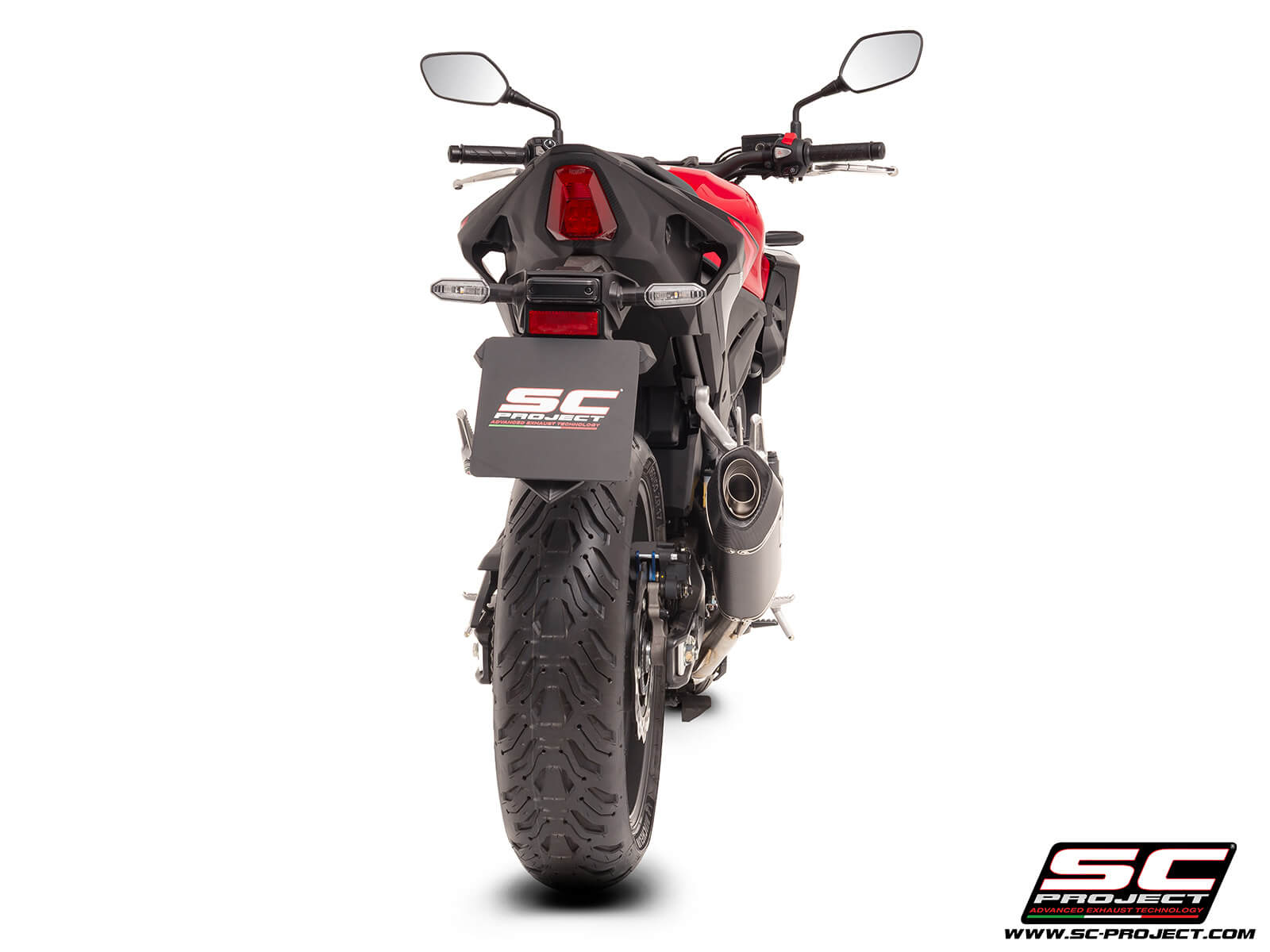 HONDA CBR500R (2024 - 2025) SC1-S carbon exhaust