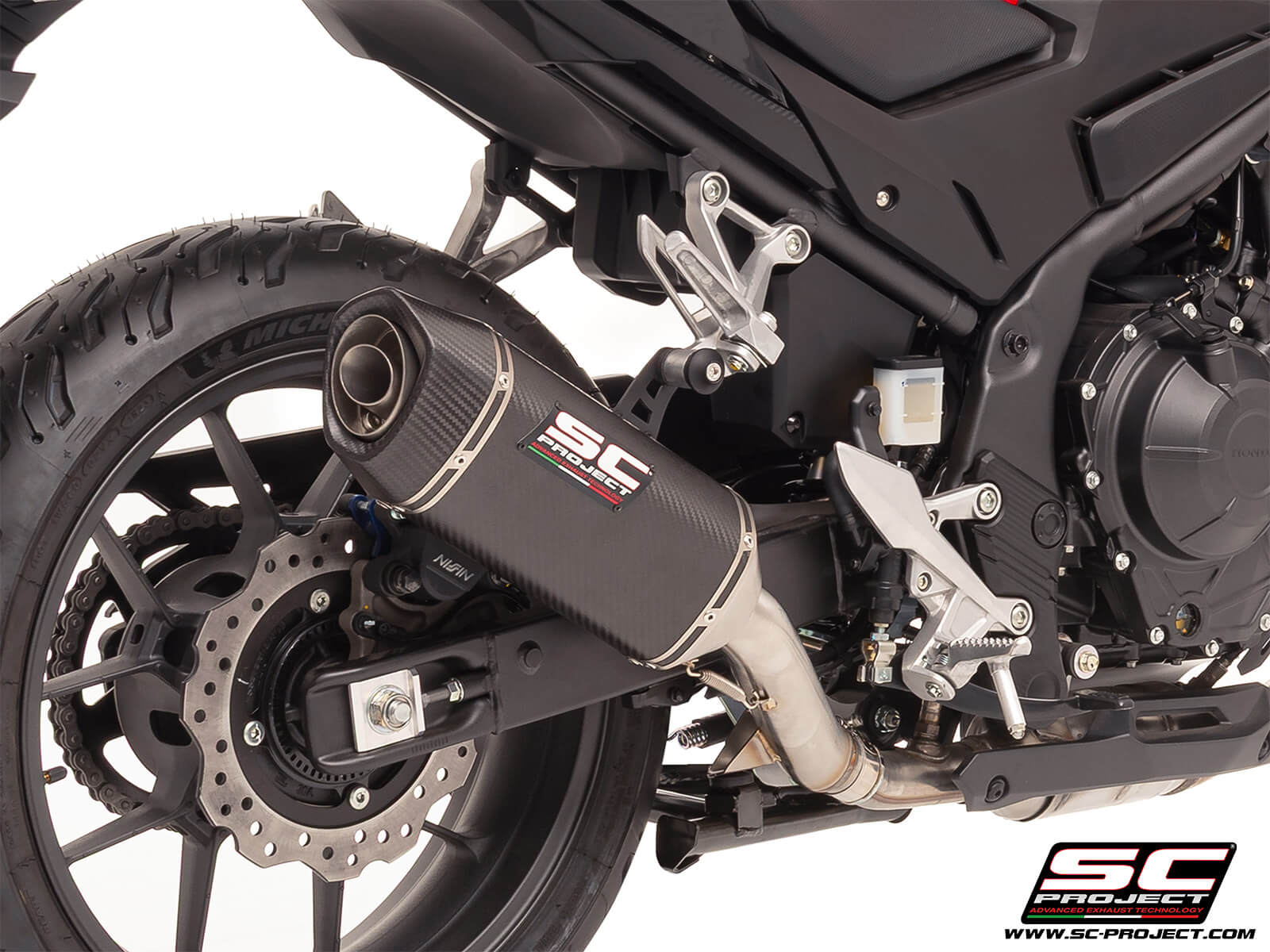 HONDA CBR500R (2024 - 2025) SC1-S carbon exhaust