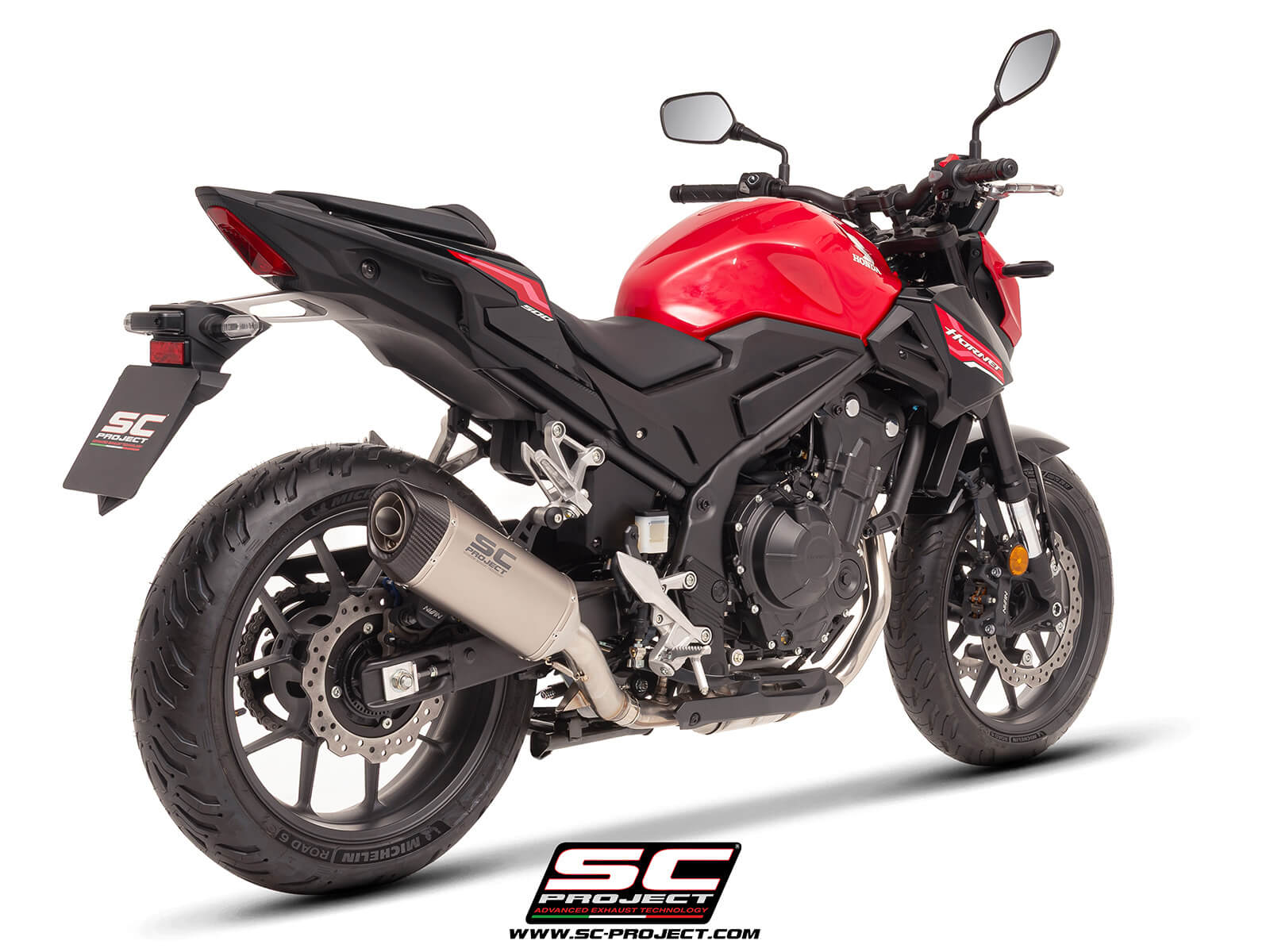 HONDA CBR500R (2024 - 2025) SC1-S titanium exhaust