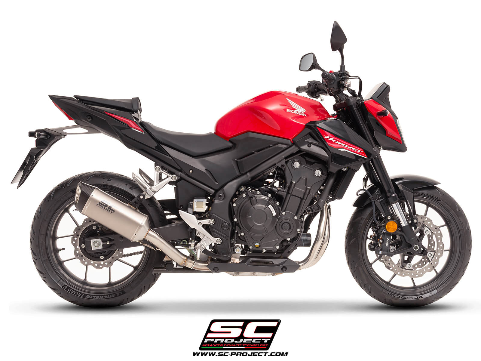 HONDA CBR500R (2024 - 2025) SC1-S titanium exhaust