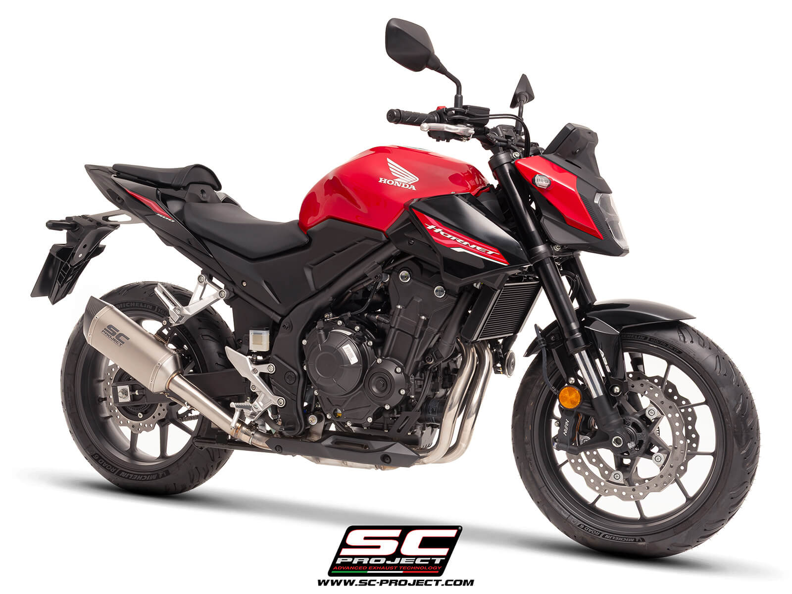 HONDA CBR500R (2024 - 2025) SC1-S titanium exhaust
