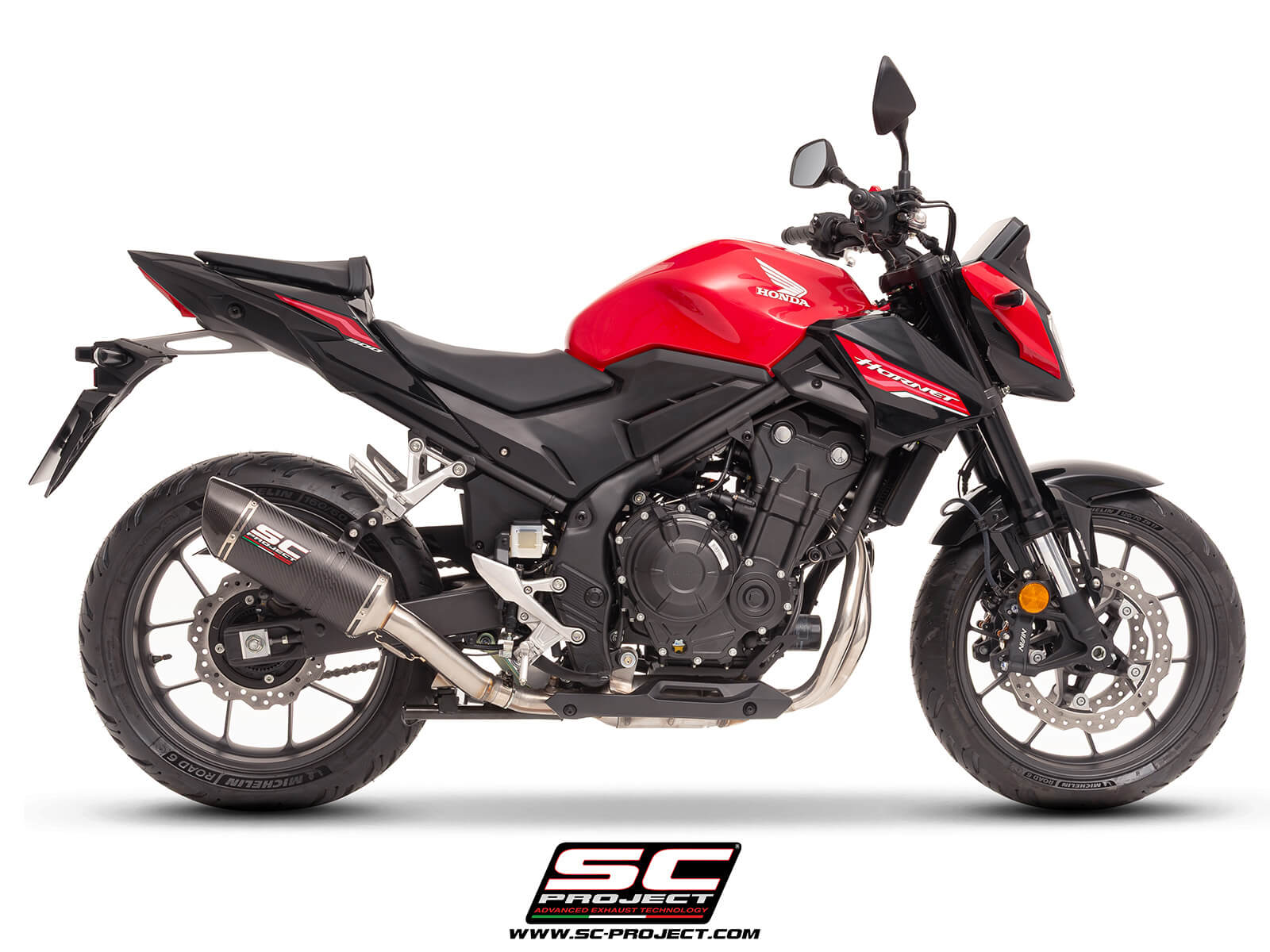 HONDA CBR500R (2024 - 2025) Oval carbon exhaust