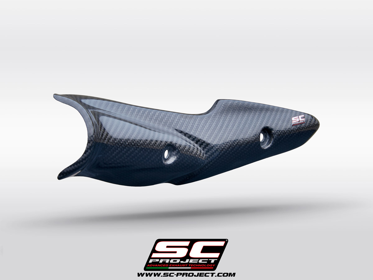 KAWASAKI Z900 (2025) Carbon fibre heat shield protection