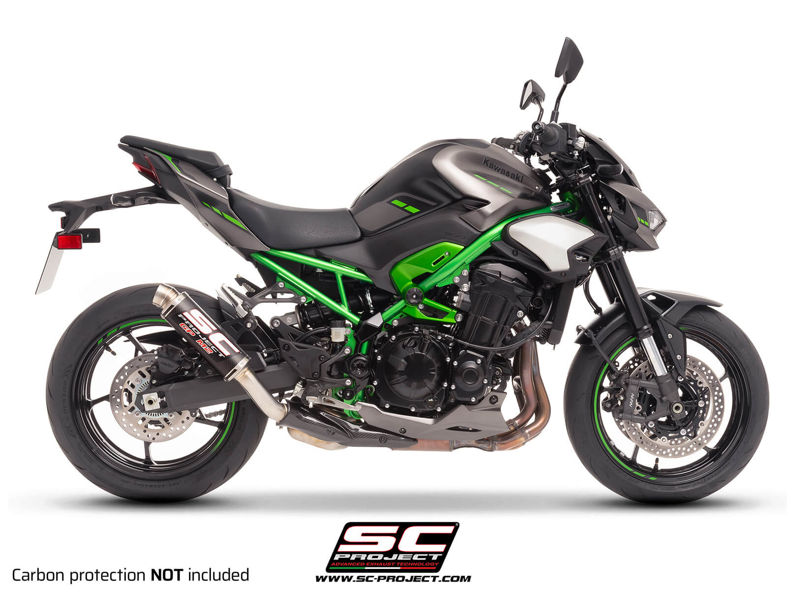 KAWASAKI Z900 (2025) GP-M2 carbon exhaust