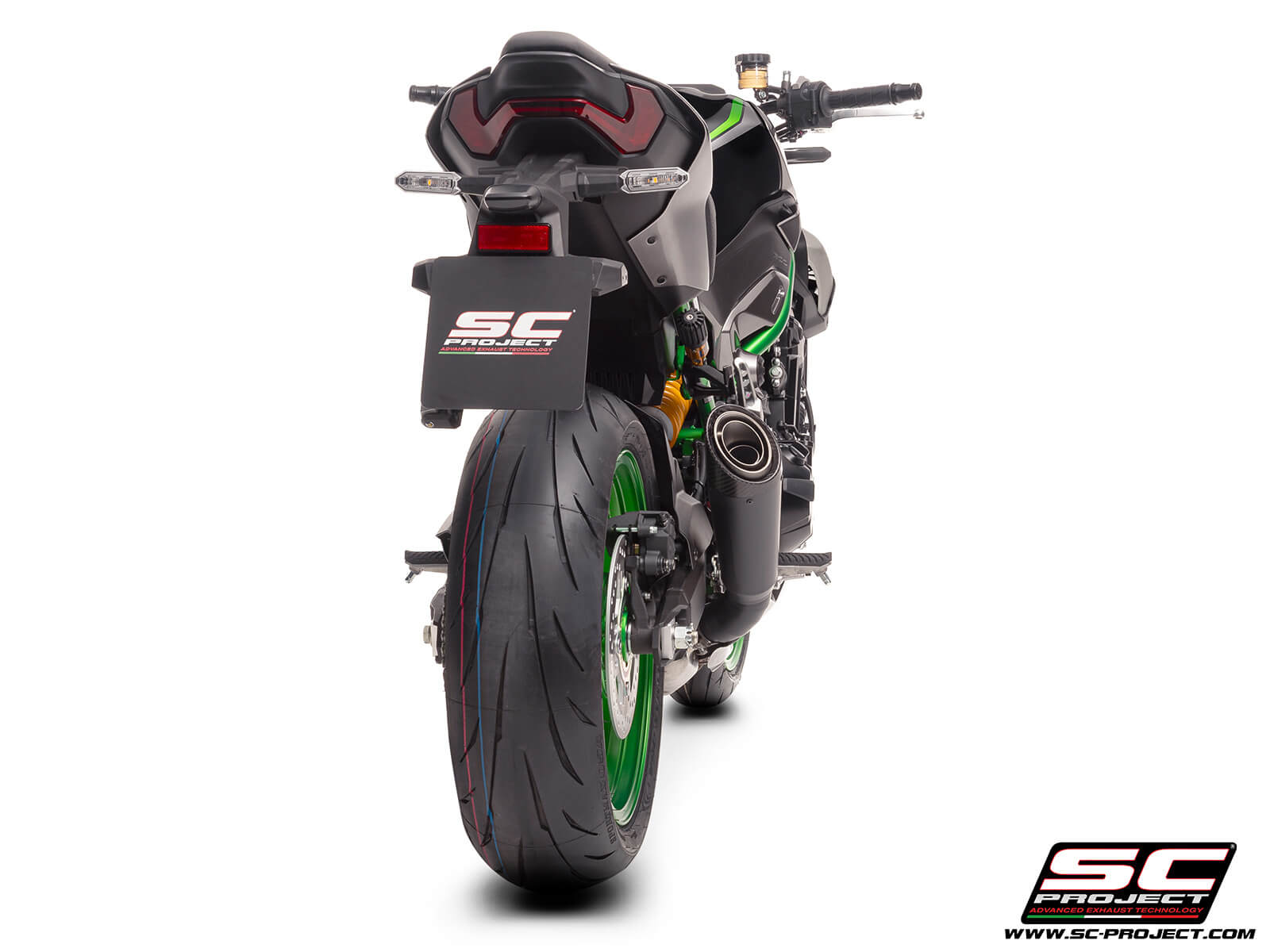 KAWASAKI Z900 (2025) S1 titanium exhaust, matt black