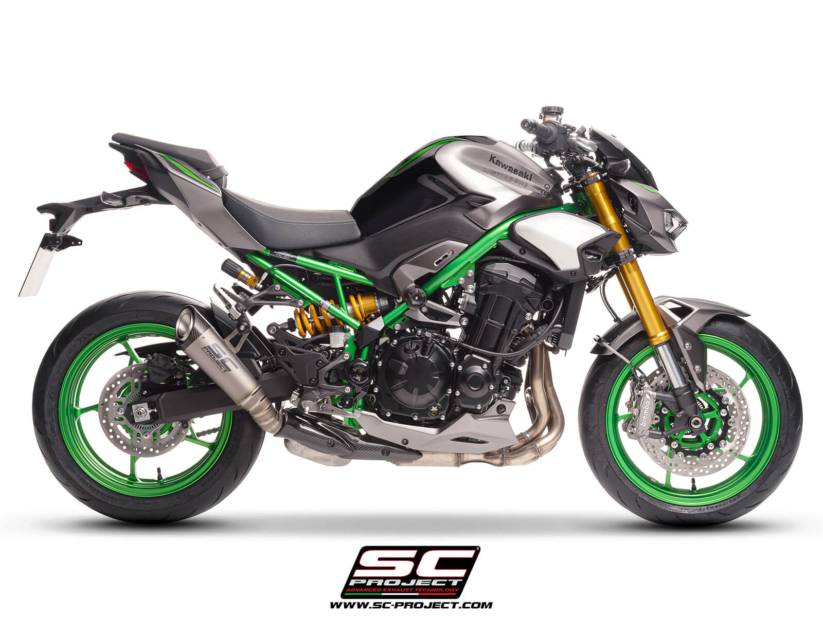 KAWASAKI Z900 (2025) S1 titanium exhaust