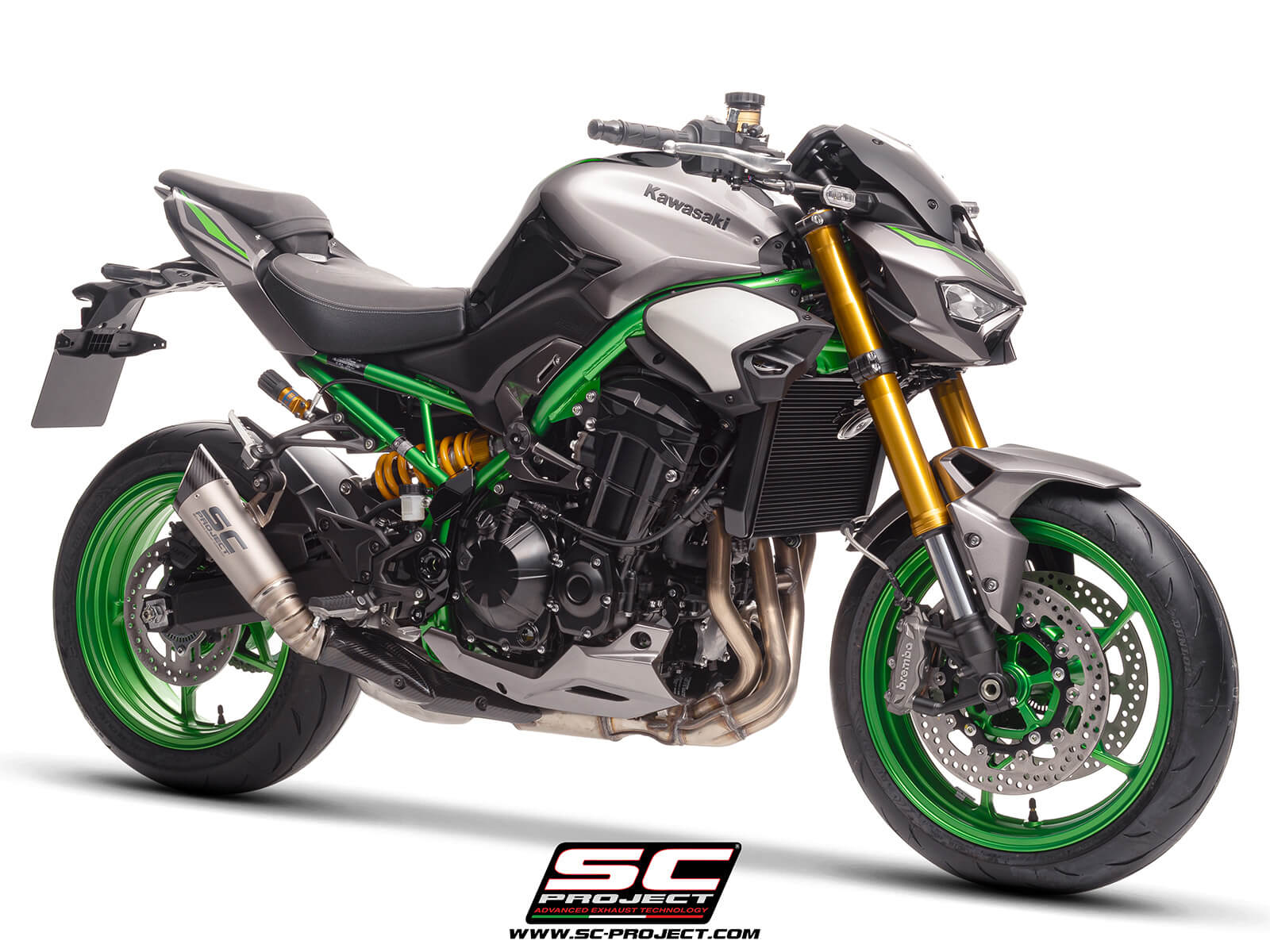 KAWASAKI Z900 (2025) S1 titanium exhaust