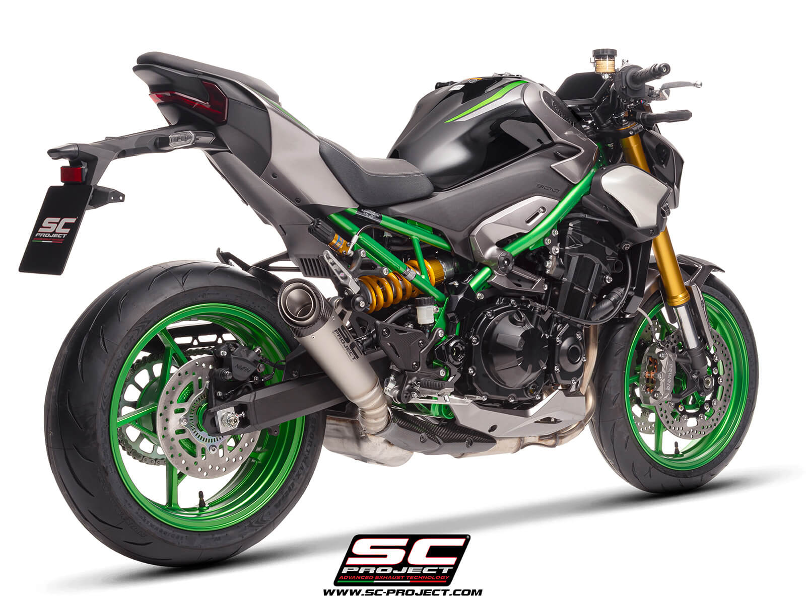 KAWASAKI Z900 (2025) S1 titanium exhaust