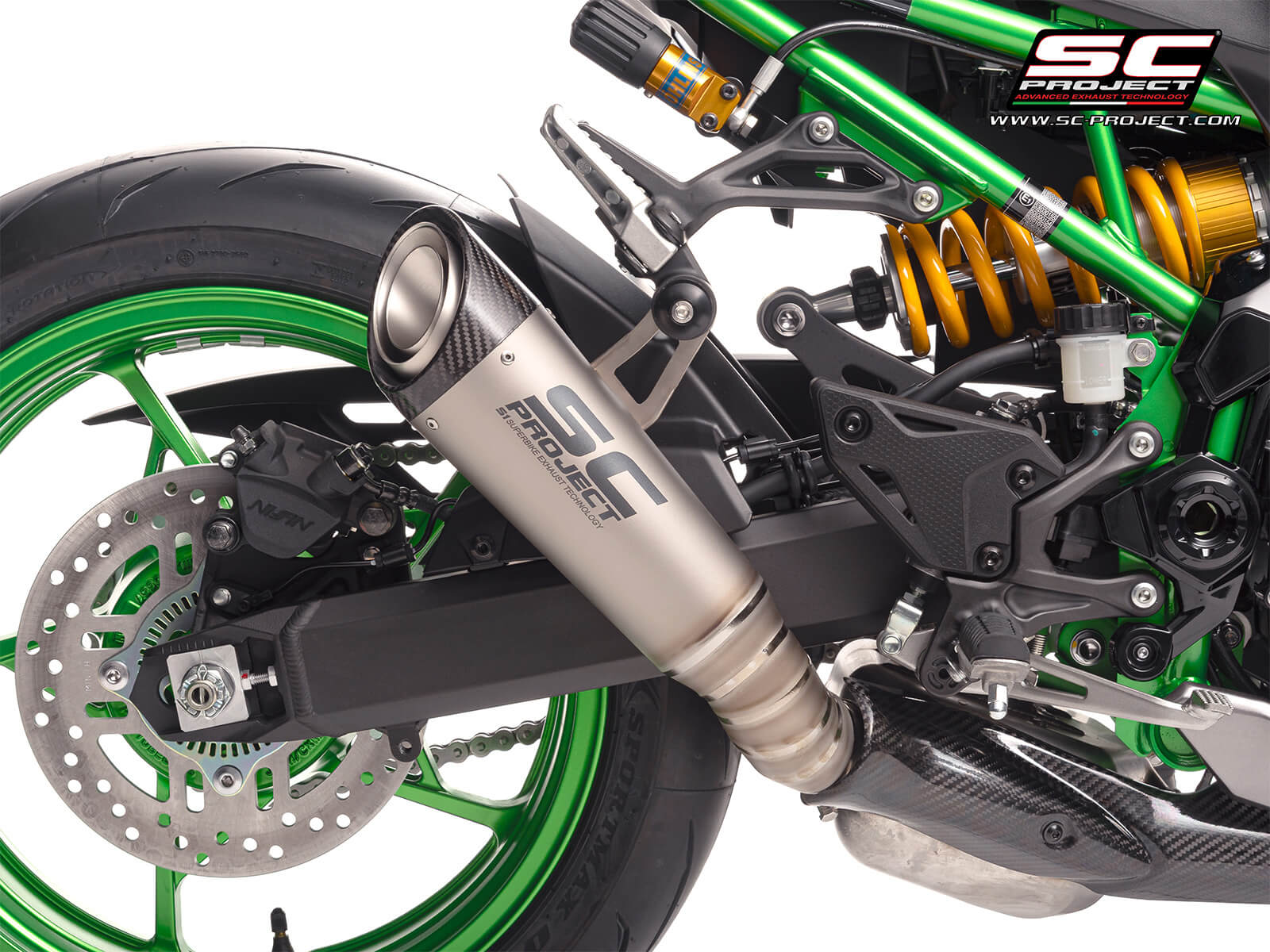 KAWASAKI Z900 (2025) S1 titanium exhaust