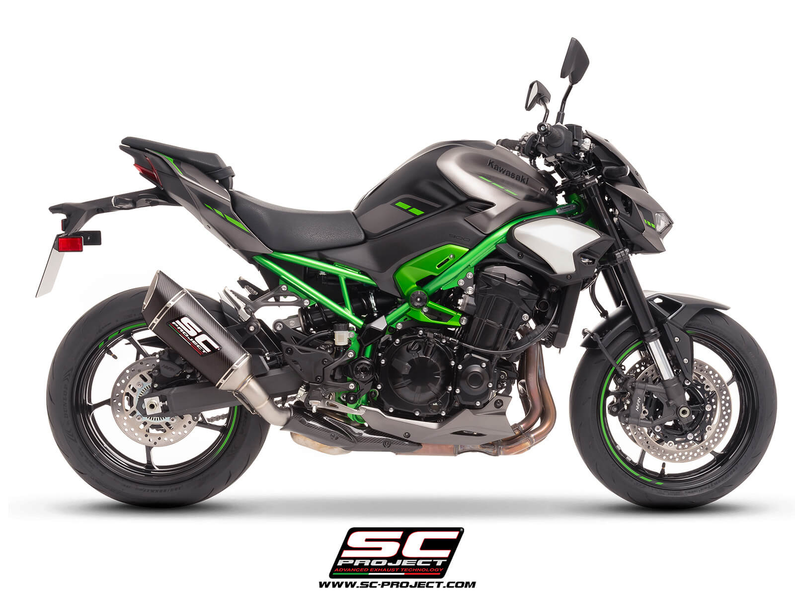 KAWASAKI Z900 (2025) SC1-R carbon exhaust