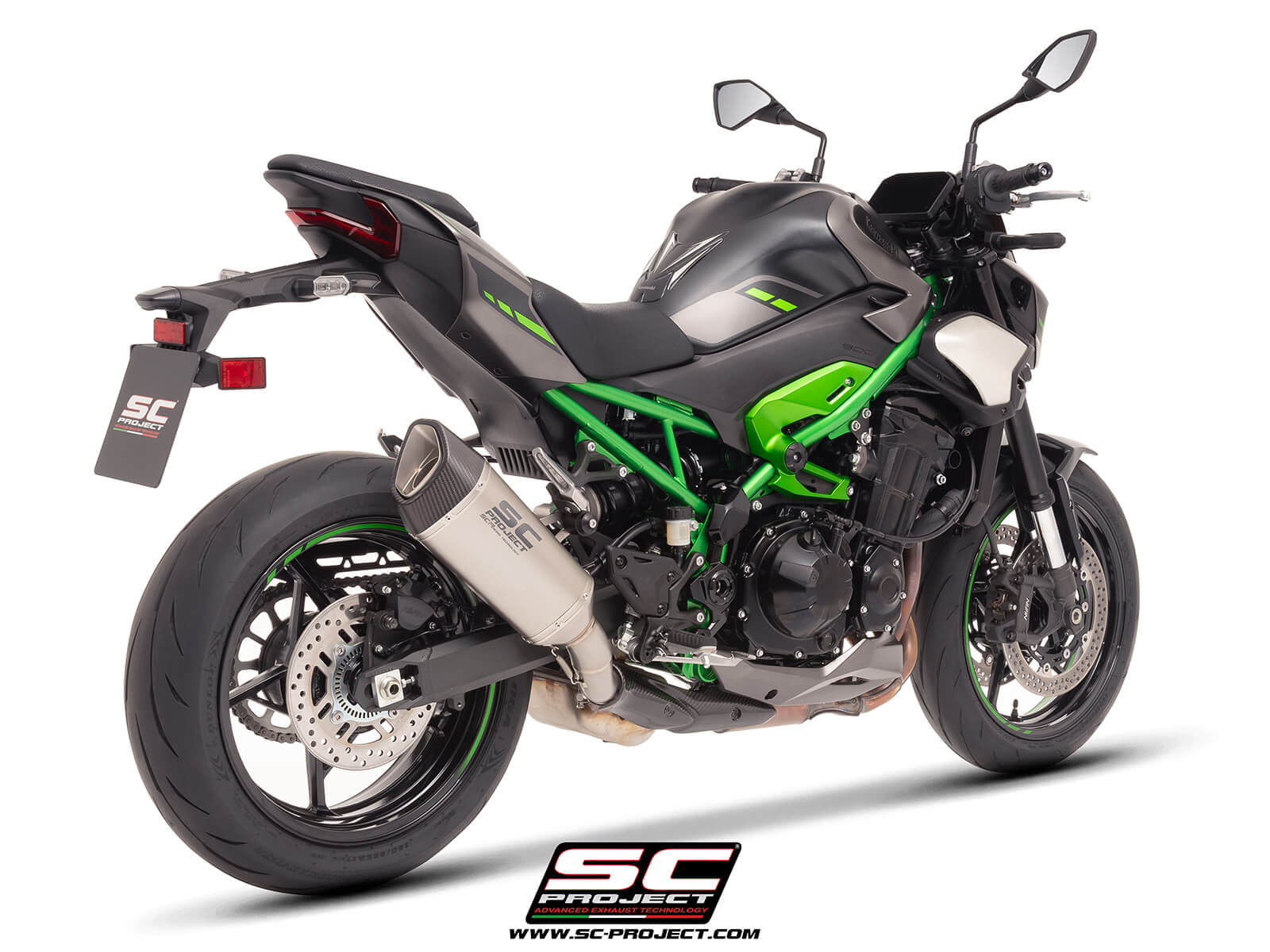 KAWASAKI Z900 (2025) SC1-R titanium exhaust