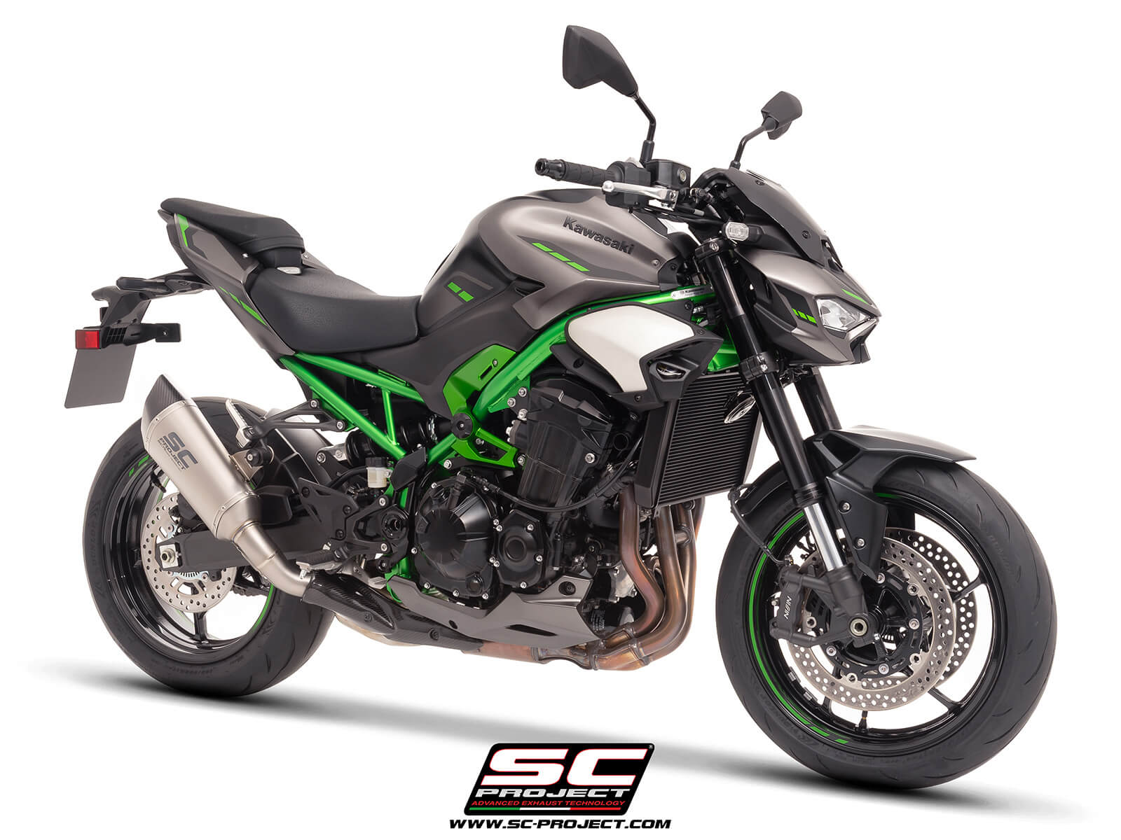 KAWASAKI Z900 (2025) SC1-R titanium exhaust