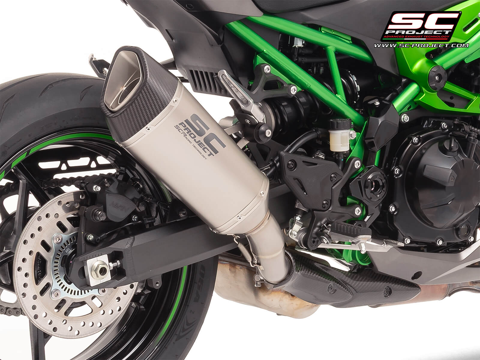KAWASAKI Z900 (2025) SC1-R titanium exhaust