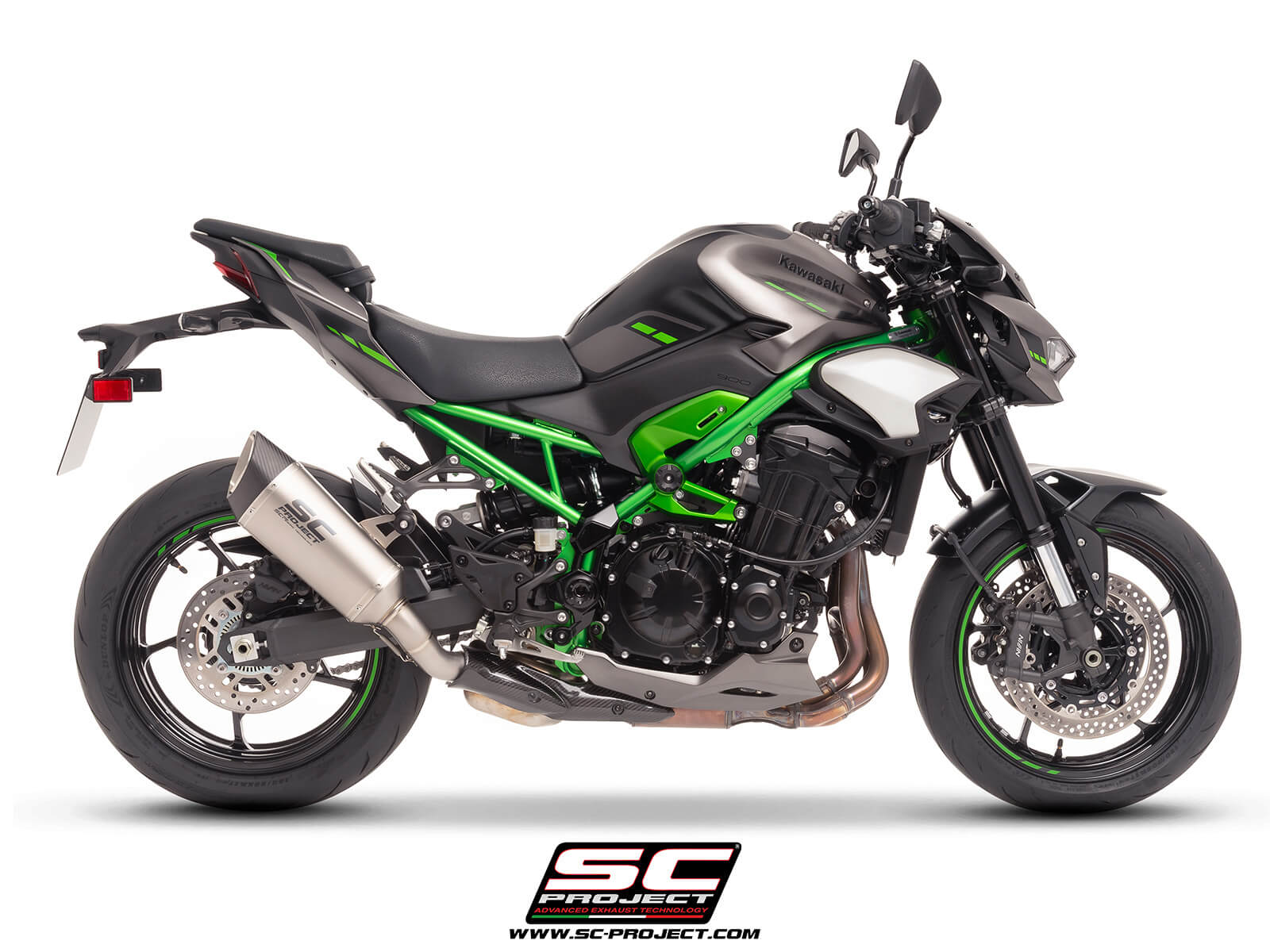 KAWASAKI Z900 (2025) SC1-R titanium exhaust