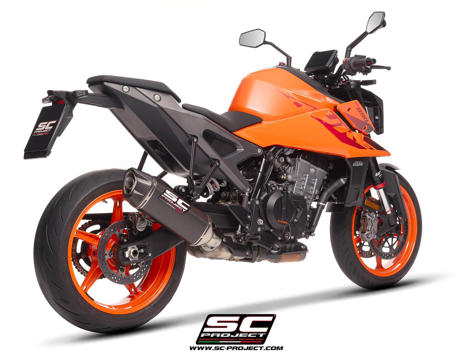KTM 990 DUKE (2024 - 2025) SC1-X carbon exhaust