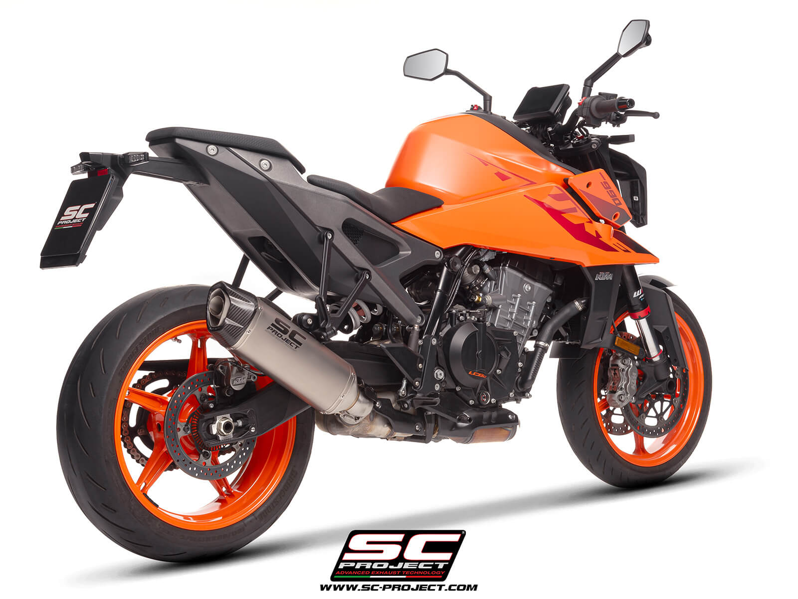 KTM 990 DUKE (2024 - 2025) SC1-X titanium exhaust