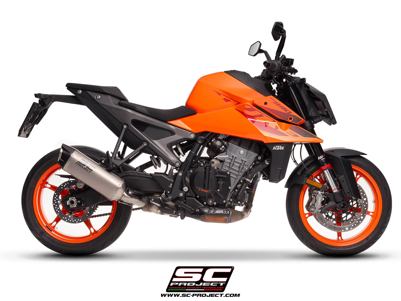 KTM 990 DUKE (2024 - 2025) SC1-X titanium exhaust