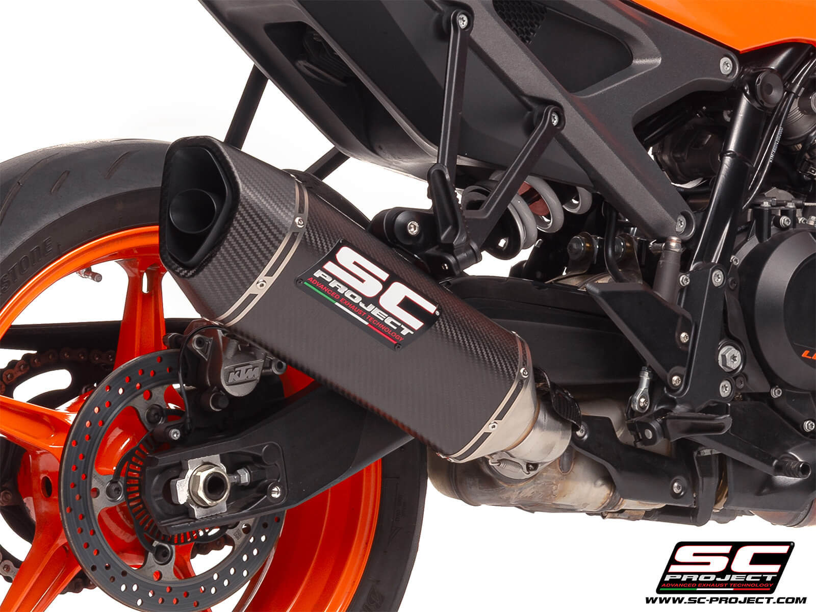KTM 990 DUKE (2024 - 2025) SC1-R carbon exhaust