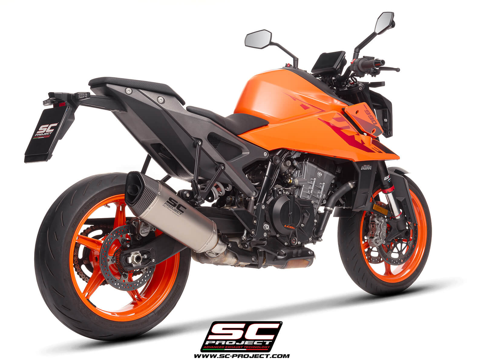KTM 990 DUKE (2024 - 2025) SC1-R titanium exhaust