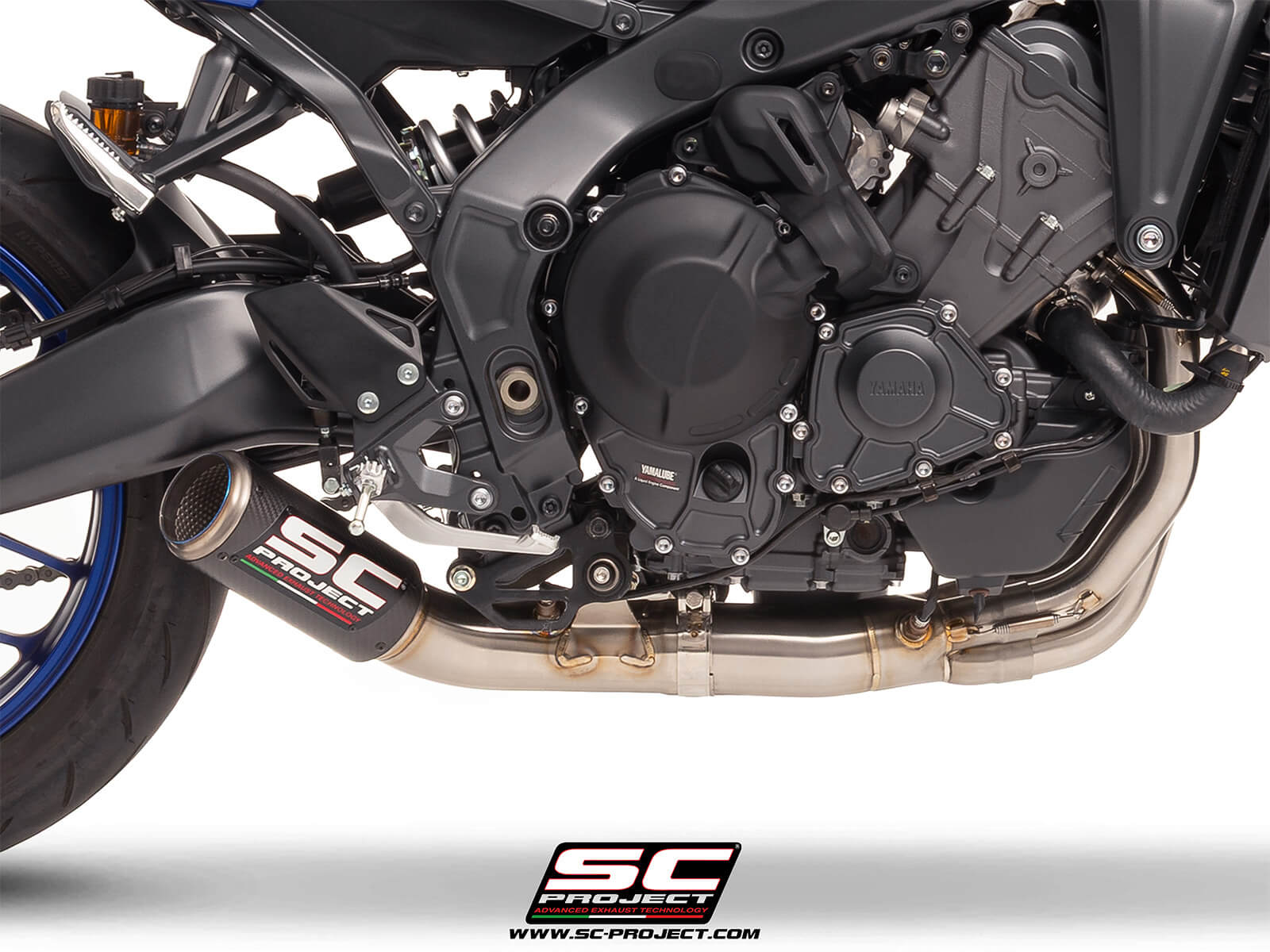 YAMAHA MT-09 (2024 - 2025) 3-1 Stainless steel full exhaust system, with CR-T carbon exhaust