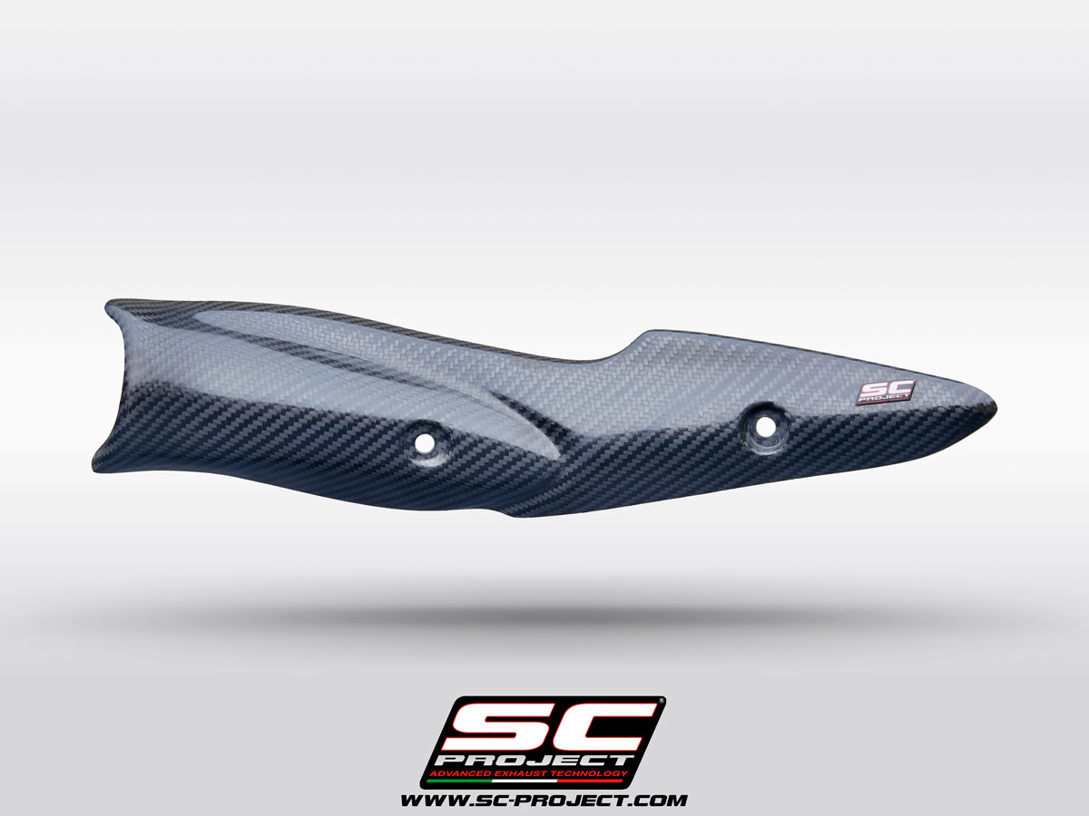 KAWASAKI Z900 (2025-2026) Carbon fibre heat shield protection