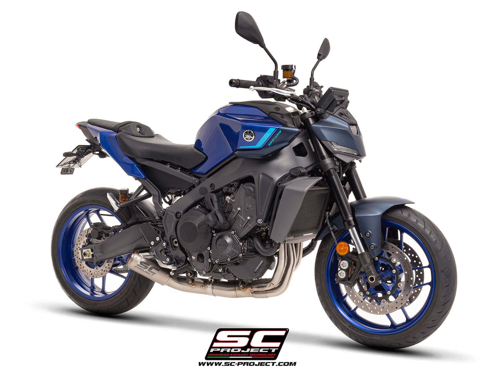 YAMAHA MT-09 (2024-2026) 3-1 Stainless steel full exhaust system, with CR-T titanium exhaust