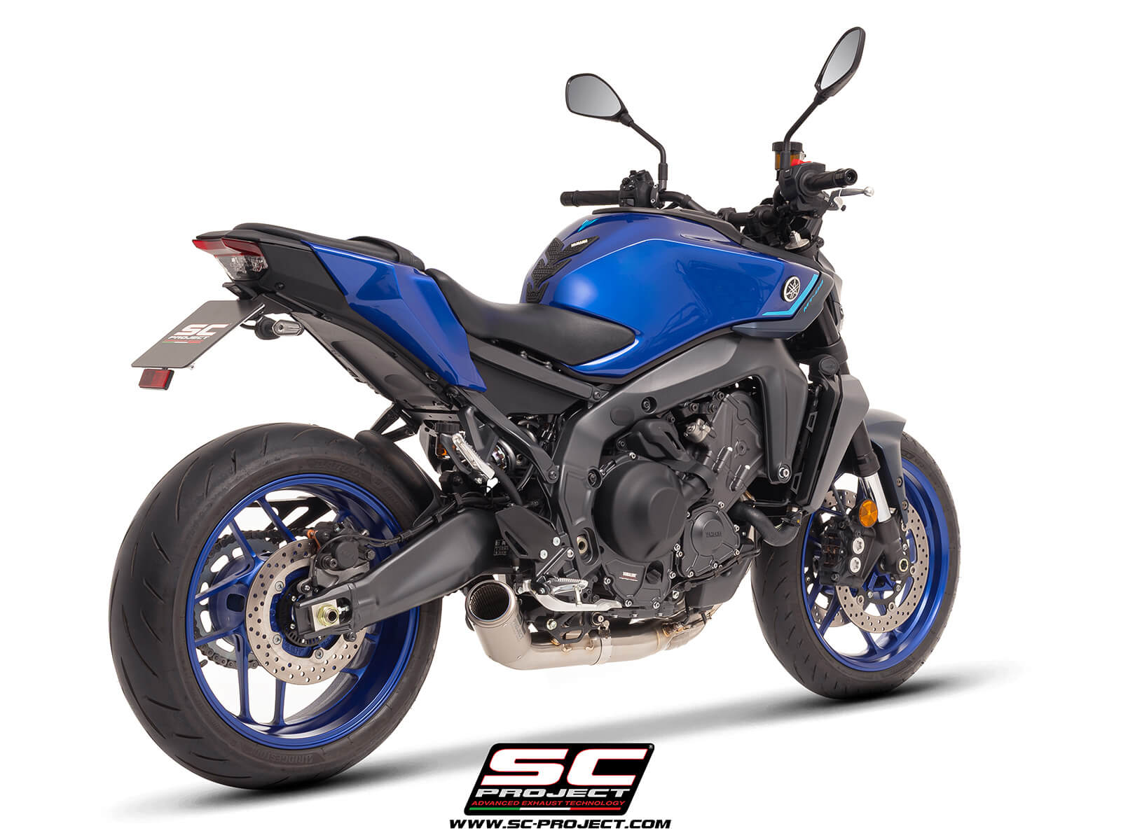 YAMAHA MT-09 (2024-2026) 3-1 Stainless steel full exhaust system, with CR-T titanium exhaust