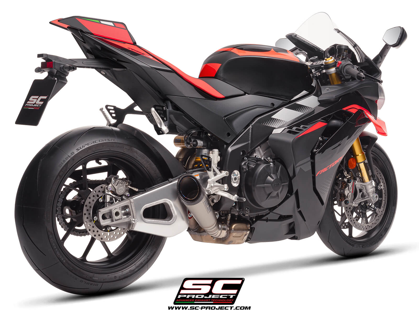 APRILIA RSV4 (2025-2026) - FACTORY S1 titanium exhaust