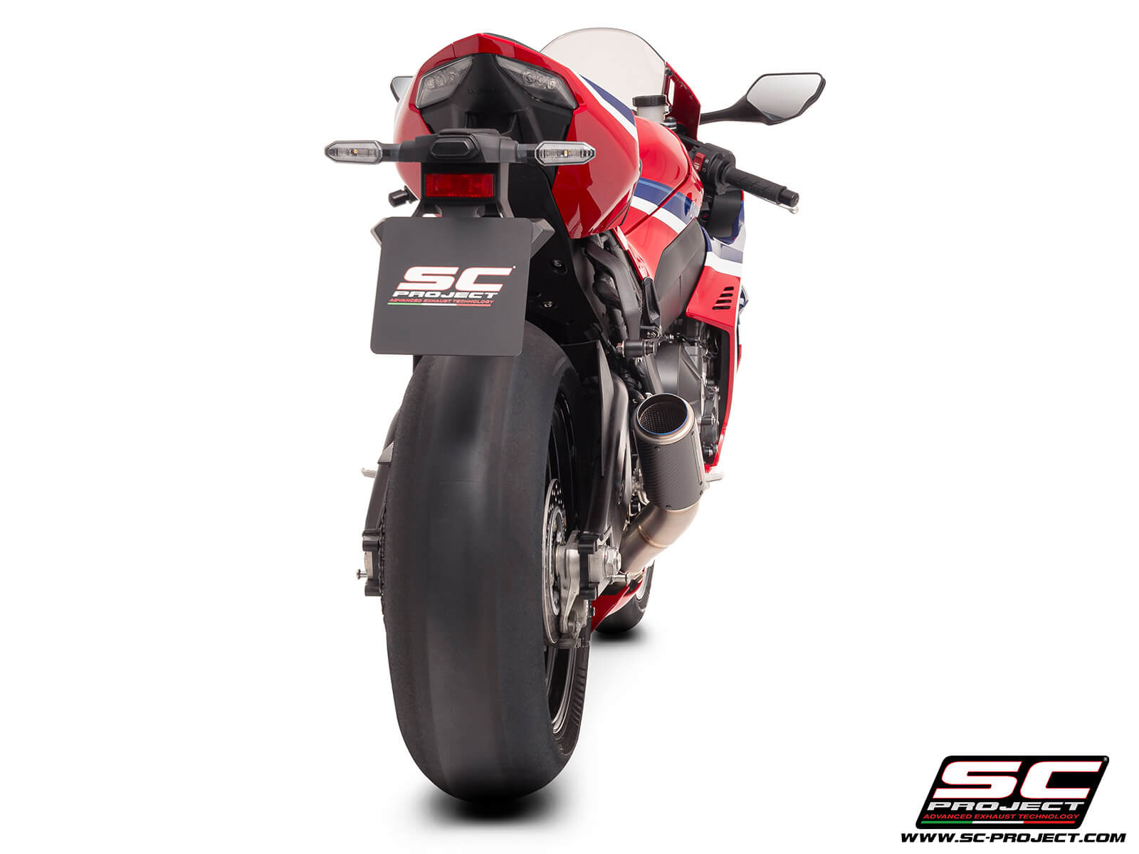 HONDA CBR1000RR-R (2024-2026) CR-T carbon fibre exhaust, with titanium exhaust valve
