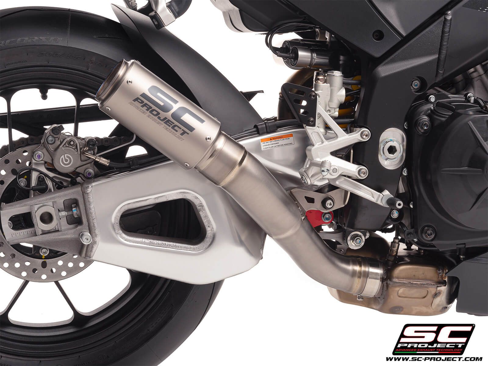APRILIA RSV4 (2025) - FACTORY CR-T titanium exhaust, high mount