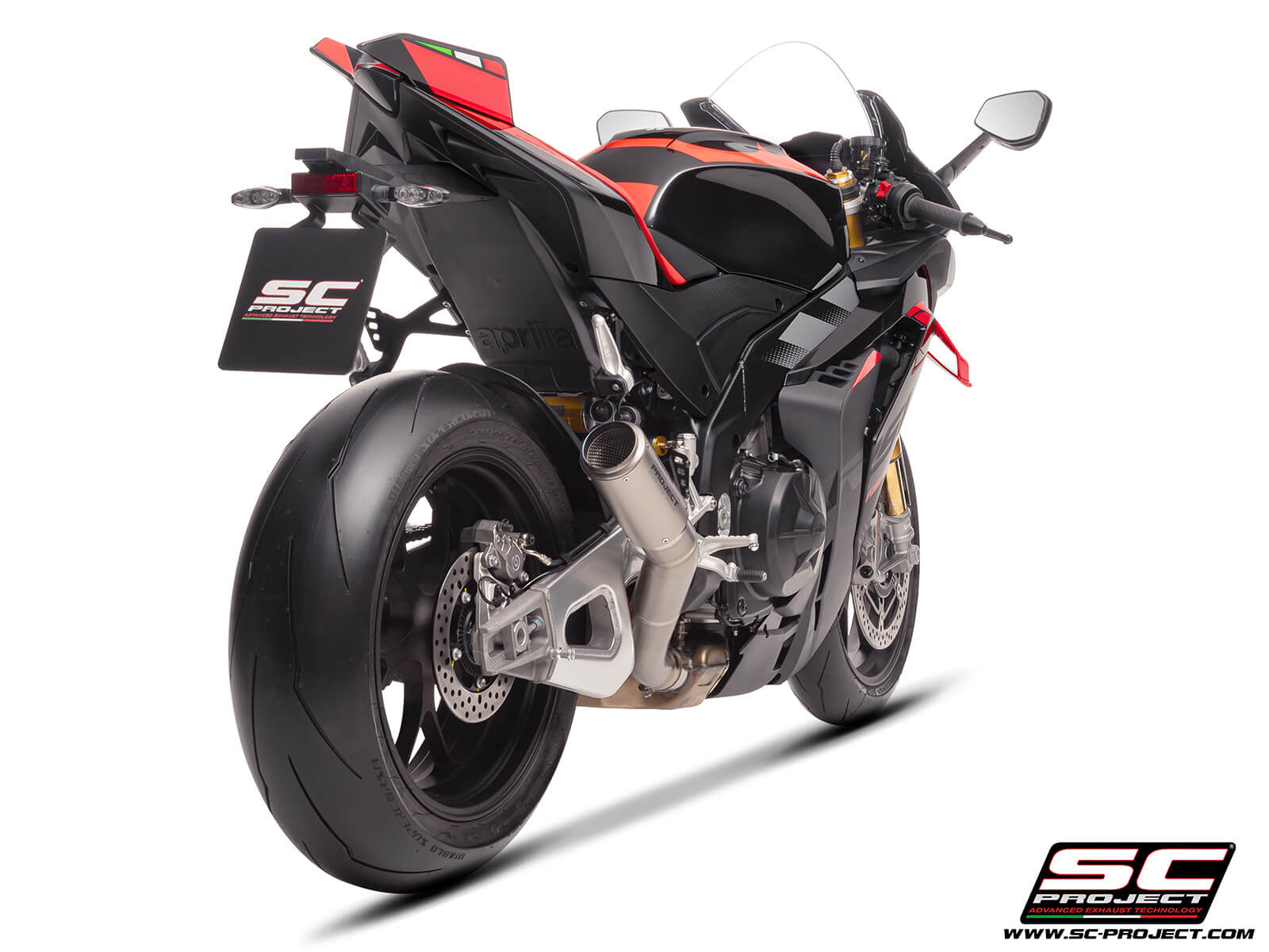 APRILIA RSV4 (2025) - FACTORY CR-T titanium exhaust, high mount