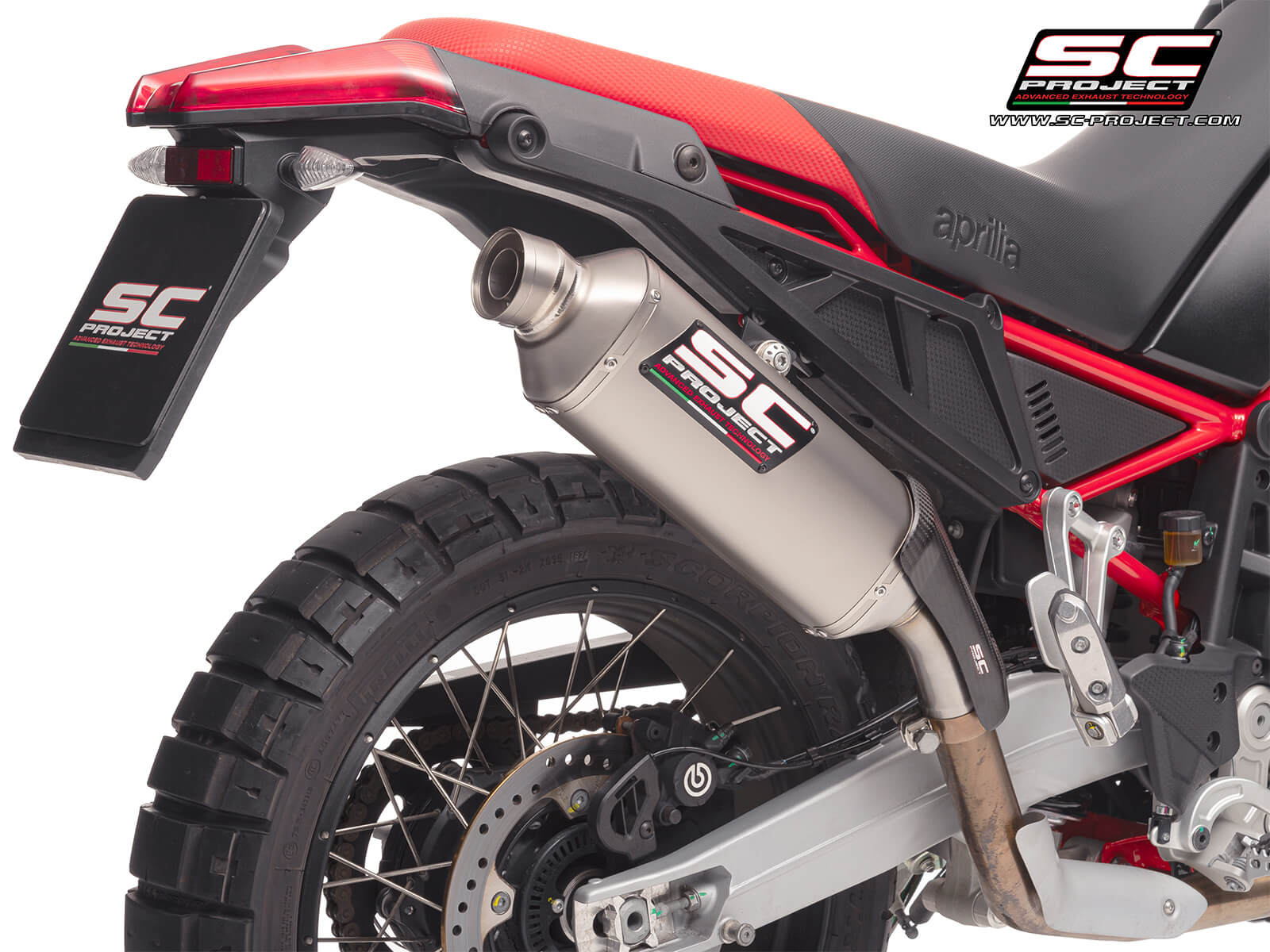 APRILIA TUAREG 660 (2025) Rally Raid titanium exhaust