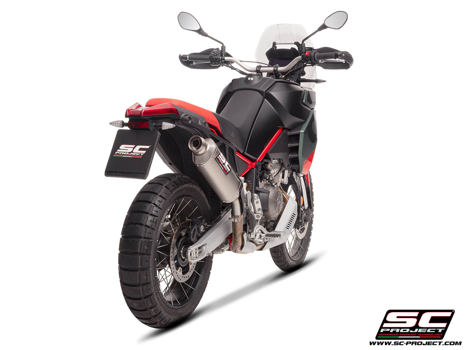 APRILIA TUAREG 660 (2025) Rally Raid titanium exhaust