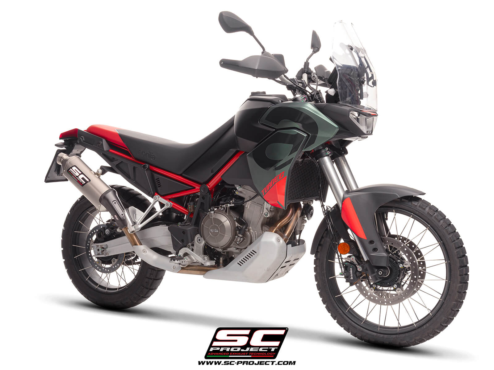 APRILIA TUAREG 660 (2025) Rally Raid titanium exhaust